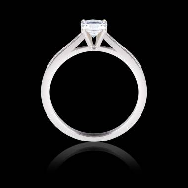 Diamond Engagement Ring Diamond Paving White Gold Elodie 