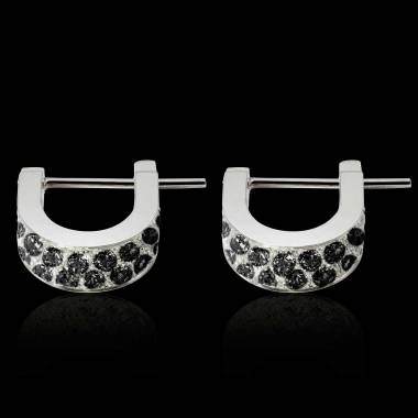 Fuseaux Black Diamond Earrings
