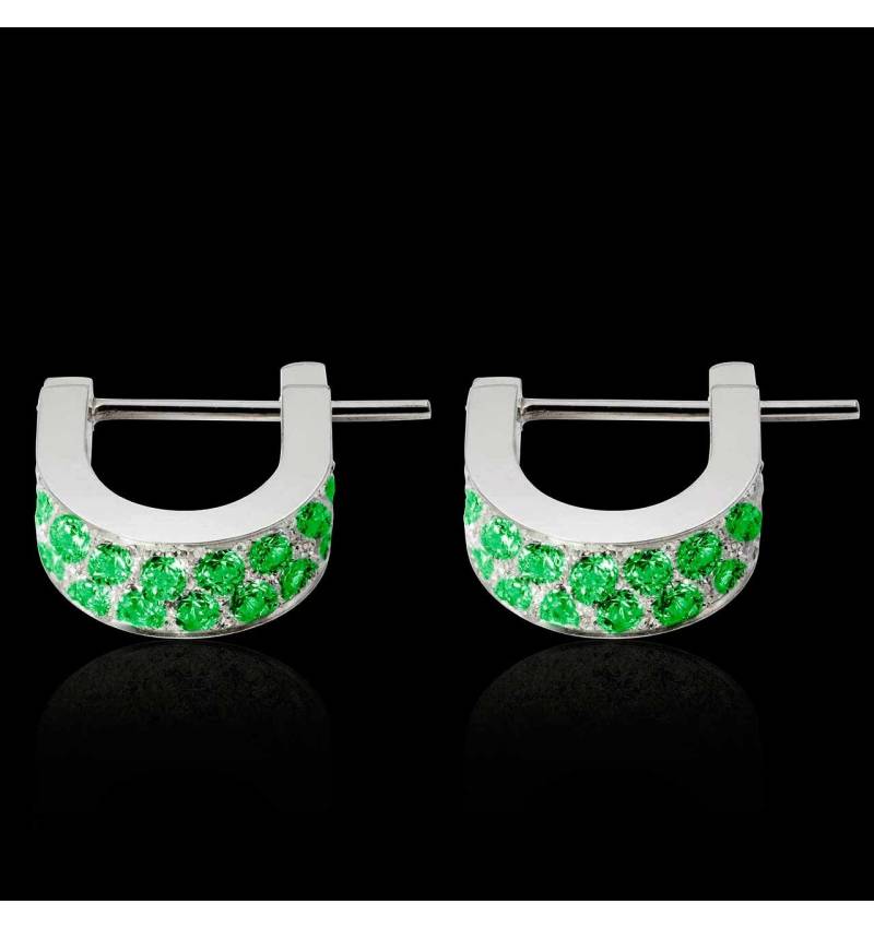Fuseaux Emerald Earrings