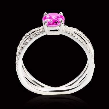 Amandine Pink Sapphire Ring