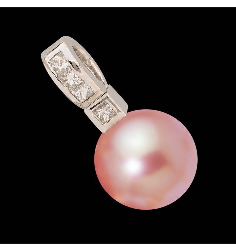 Pink Pearl Pendant Gold Princess Bora Bora 