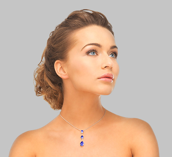 Women's Blue Sapphire Necklaces & Pendants